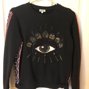 Kenzo crepe eye top